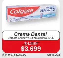 Ferniplast Colgate crema dental sensitive blanqueadora oferta