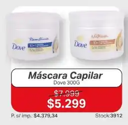 Ferniplast Dove mascara capilar oferta