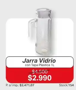 Ferniplast Jarra Vidrio oferta