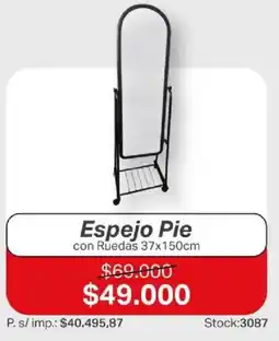 Ferniplast Espejo Pie oferta