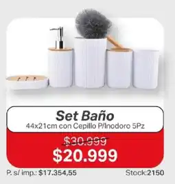 Ferniplast Set Baño oferta