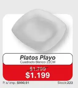 Ferniplast Platos Playo oferta