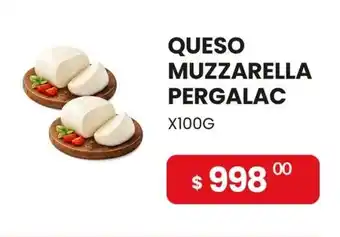 Pergalac queso muzzarella