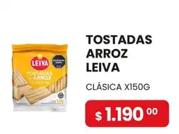Piantoni Supermayorista Leiva tostadas de arroz clásicas oferta