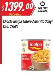Supermercados Comodin Inalpa - choclo entero amarillo 300gr cod. 22590 oferta