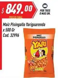 Supermercados Comodin Mas - maiz pisingallo cod. 32996 oferta