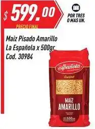 Supermercados Comodin La española - maiz pisado amarillo cod. 30984 oferta