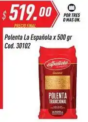 Supermercados Comodin La española - polenta x 500 gr cod. 30102 oferta