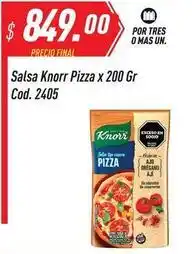 Supermercados Comodin Knorr - salsa pizza x 200 gr cod. 2405 oferta