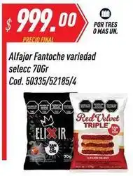 Supermercados Comodin Fantoche - alfajor variedad selecc 70gr cod. 50335/52185/4 oferta