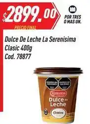 Supermercados Comodin Mas - dulce de leche clasic 400g cod. 78877 oferta