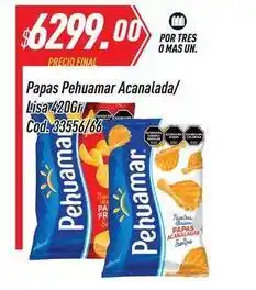 Supermercados Comodin Pehuamar - papas acanalada/lisa oferta