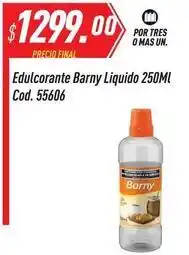 Supermercados Comodin Barny - edulcorante liquido 250ml cod. 55606 oferta