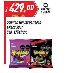 Supermercados Comodin Yummy - gomitas variedad selecc 30gr cod. 47741/2/3 oferta