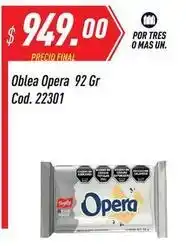 Supermercados Comodin Opera - oblea 92 gr cod. 22301 oferta