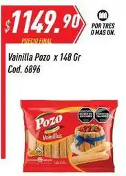 Supermercados Comodin Pozo - vainilla x 148 gr cod. 6896 oferta