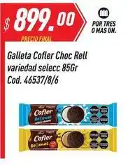 Supermercados Comodin Cofler - galleta choc rell variedad selecc 85gr cod. 46537/8/6 oferta