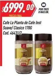 Supermercados Comodin La planta - cafe la planta de cafe inst suave/ clasico 170g cod. 46431/2 oferta