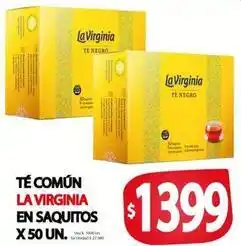 Supermercados Mariano Max La virginia - té negro en saquitos oferta