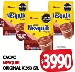 Supermercados Mariano Max Nesquik - cacao nesquik original oferta