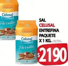Supermercados Mariano Max Celusal - sal entrefina parrilla oferta
