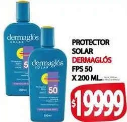 Supermercados Mariano Max Dermaglós - protector solar fps 50 oferta