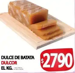 Supermercados Mariano Max Dulcor - dulce de batata oferta