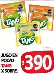 Supermercados Mariano Max Tang - jugo en polvo x sobre oferta