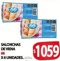 Supermercados Mariano Max 66 - salchichas de viena oferta