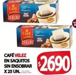 Supermercados Mariano Max Velez - café velez en saquitos sin ensobrar oferta