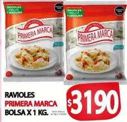Supermercados Mariano Max Primera marca - ravioli oferta