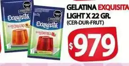 Supermercados Mariano Max Exquisita - gelatina light oferta