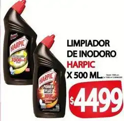 Supermercados Mariano Max Harpic - limpiador de inodoro oferta