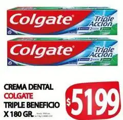Supermercados Mariano Max Colgate - crema dental triple beneficio oferta