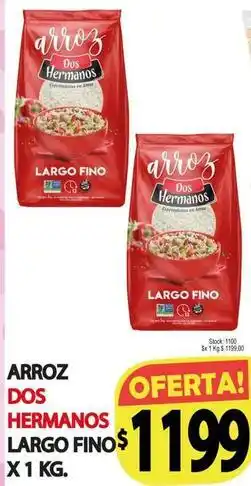 Supermercados Mariano Max Dos hermanos - arroz largo fino oferta