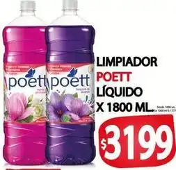 Supermercados Mariano Max Poett - limpiador líquido oferta