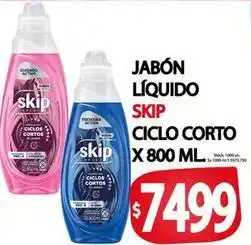 Supermercados Mariano Max Skip - jabón líquido ciclo corto oferta