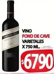 Supermercados Mariano Max Fond de cave - vino varietales oferta