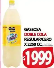 Supermercados Mariano Max Gaseosa doble cola regular/cero oferta