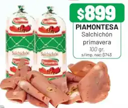 Almacor Piamontesa salchichón primavera oferta