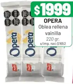 Almacor Opera oblea rellena vainilla oferta