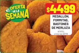 Almacor Medallón, formitas, bastones de merluza oferta