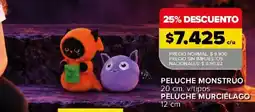 Carrefour Peluche monstruo peluche murciélago oferta