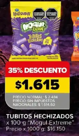 Carrefour Mogul extreme tubitos hechizados oferta