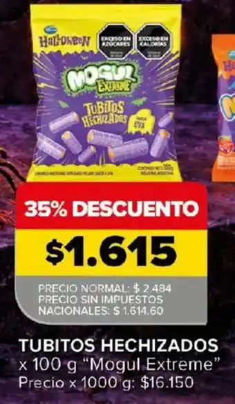 Mogul extreme tubitos hechizados