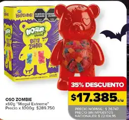 Carrefour Mogul osito zombie oferta