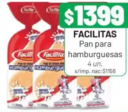 Almacor Facilitas pan para hamburguesas oferta