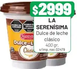 Almacor La serenisima dulce de leche clasico oferta