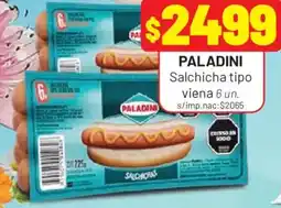 Almacor Paladini salchicha tipo viena oferta