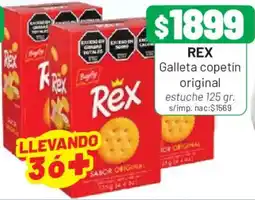 Almacor Rex galleta copetín original oferta
